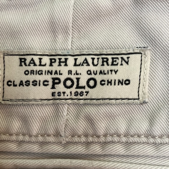 Ralph Lauren original polo shorts size 34 . They are khaki in color. - Picture 5 of 6